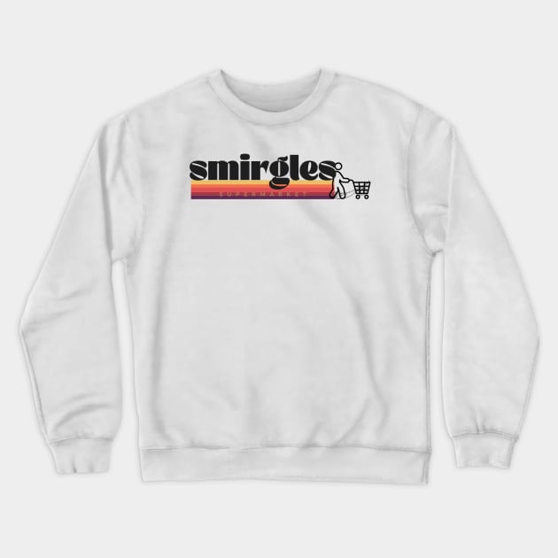 Smirgles Supermarket Crewneck Sweatshirt by chrisphilbrook